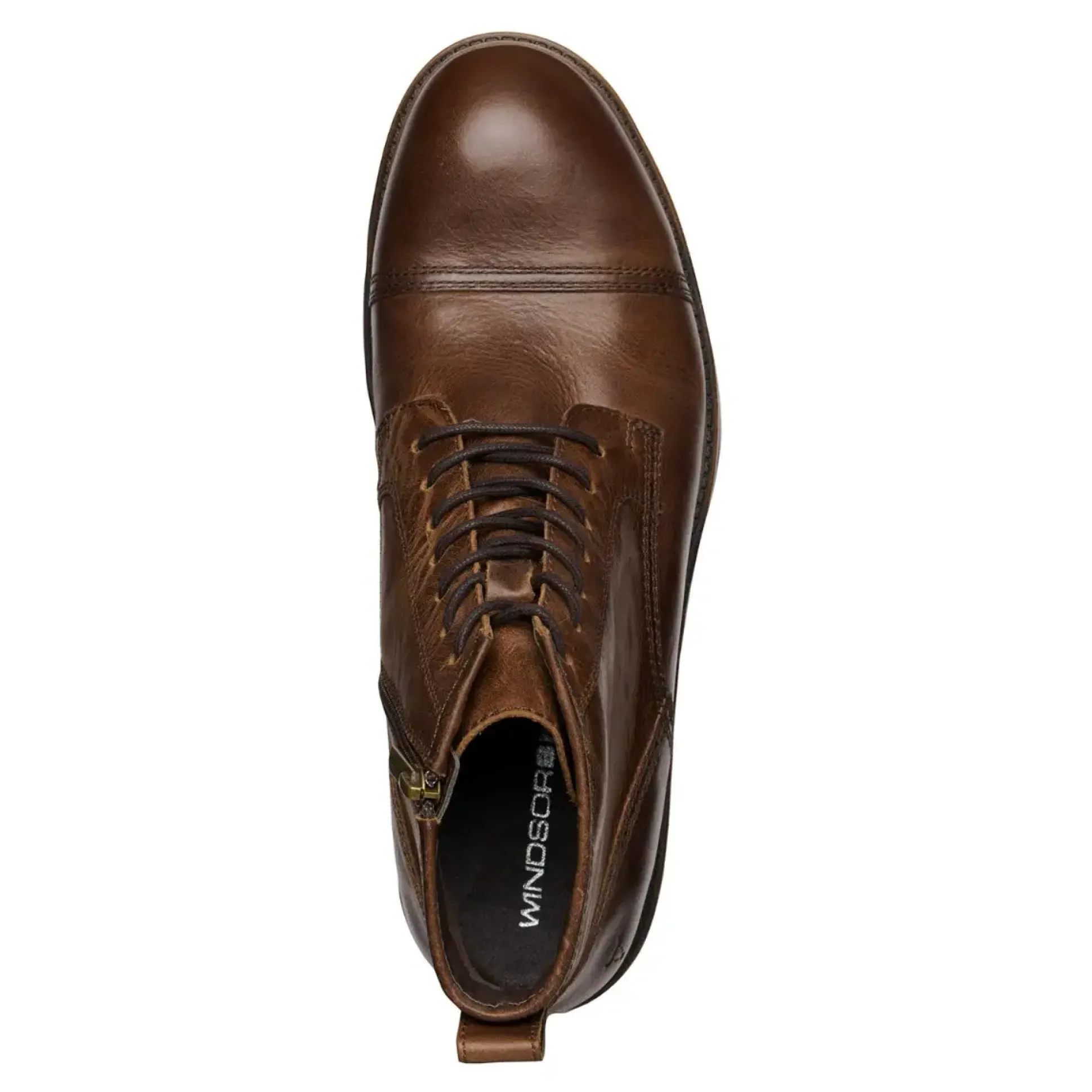 Abel Dark Brown Leather