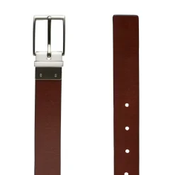 Alec Reversible Belt Black/Whiskey