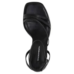 Charms Black Leather Heels