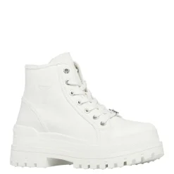 Deserve White Canvas Boot