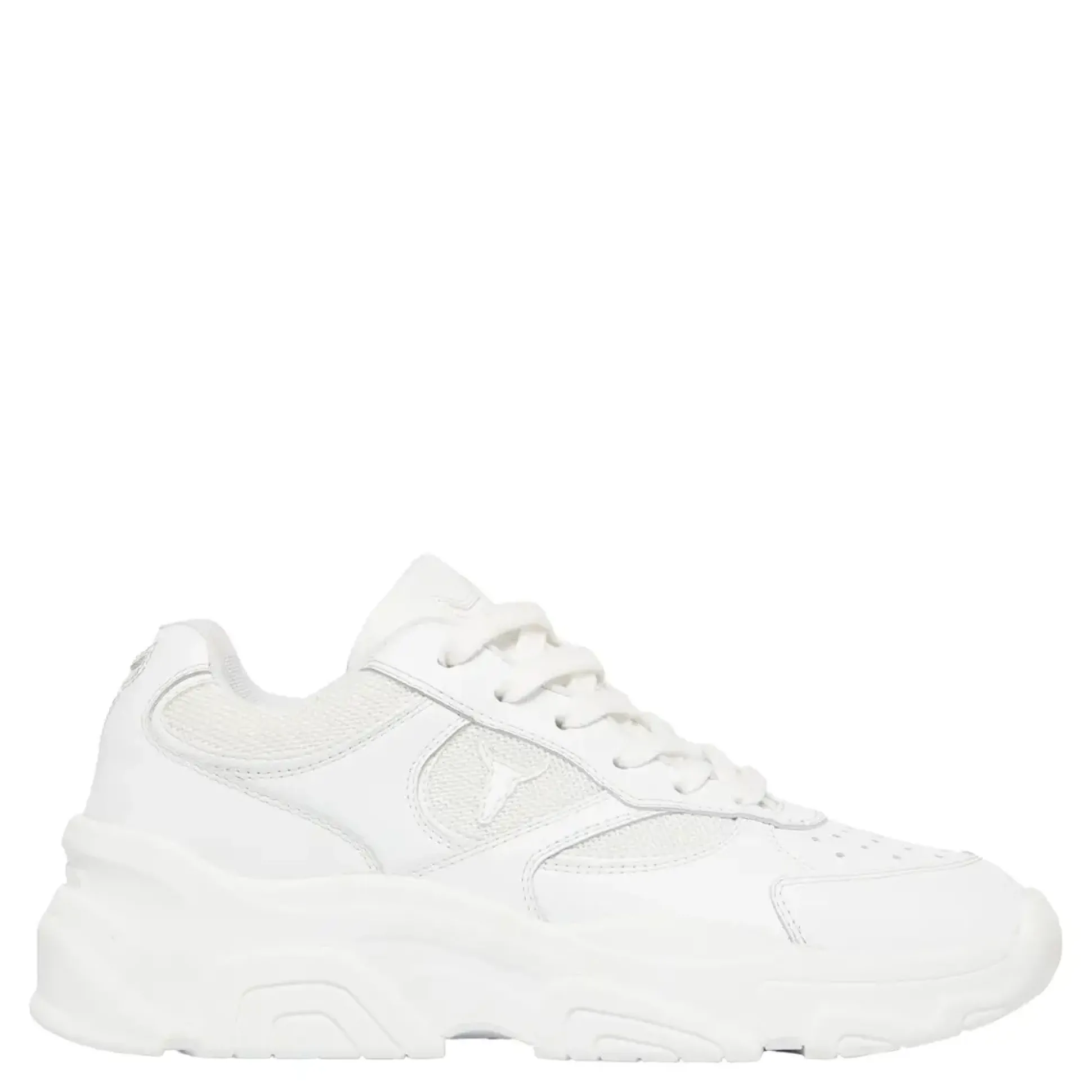 Ghosted White Leather / White