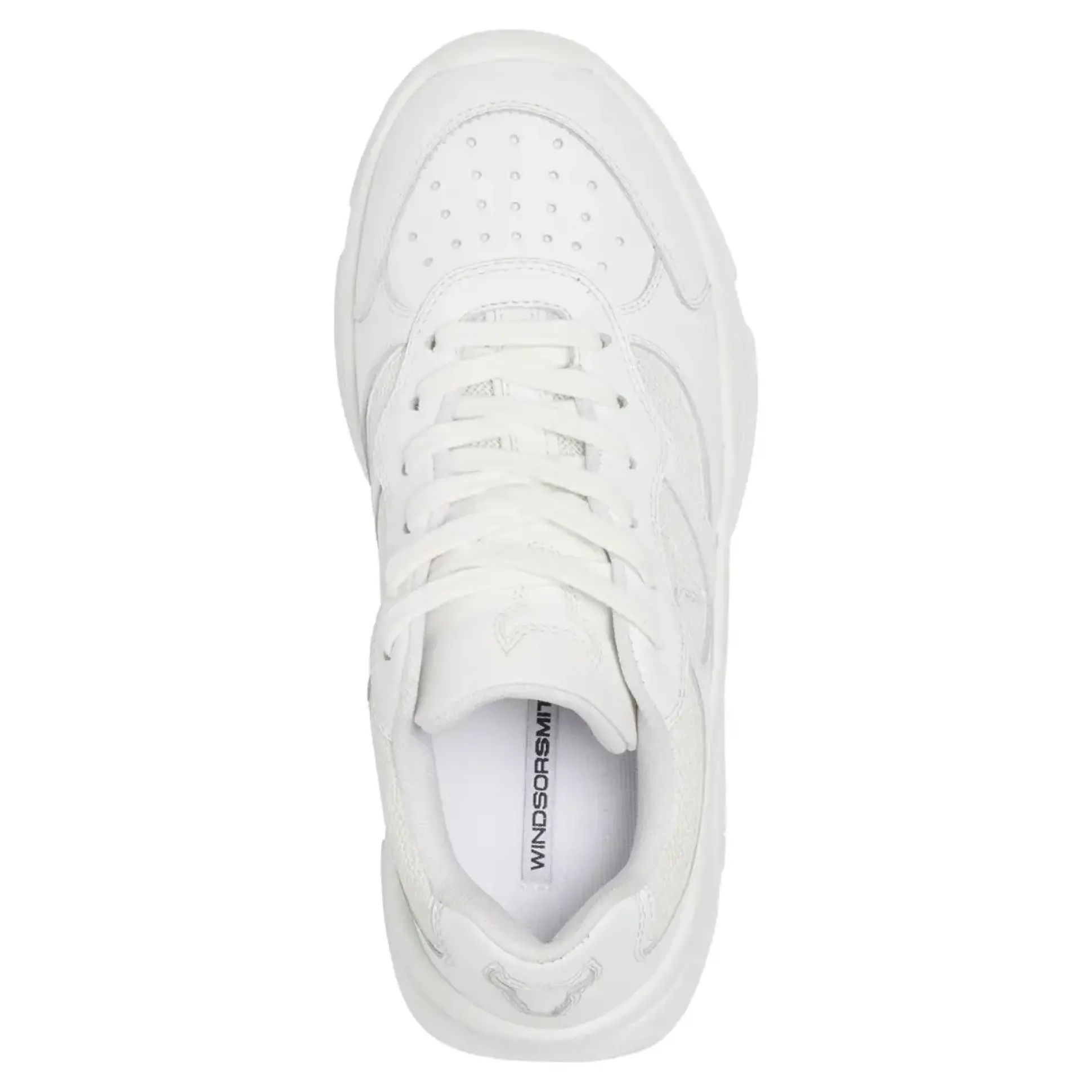 Ghosted White Leather / White
