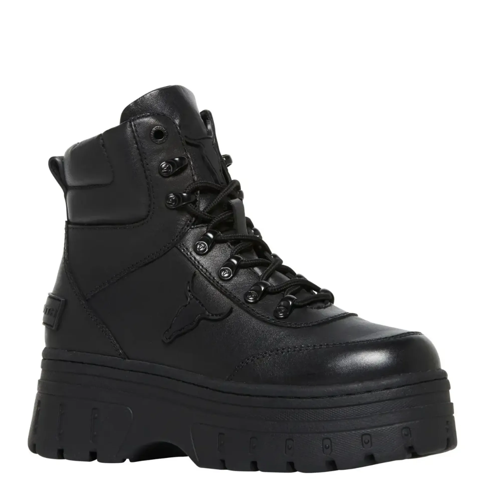 Laken Black Leather