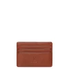 Laken Card Holder Tan Leathe One Siz