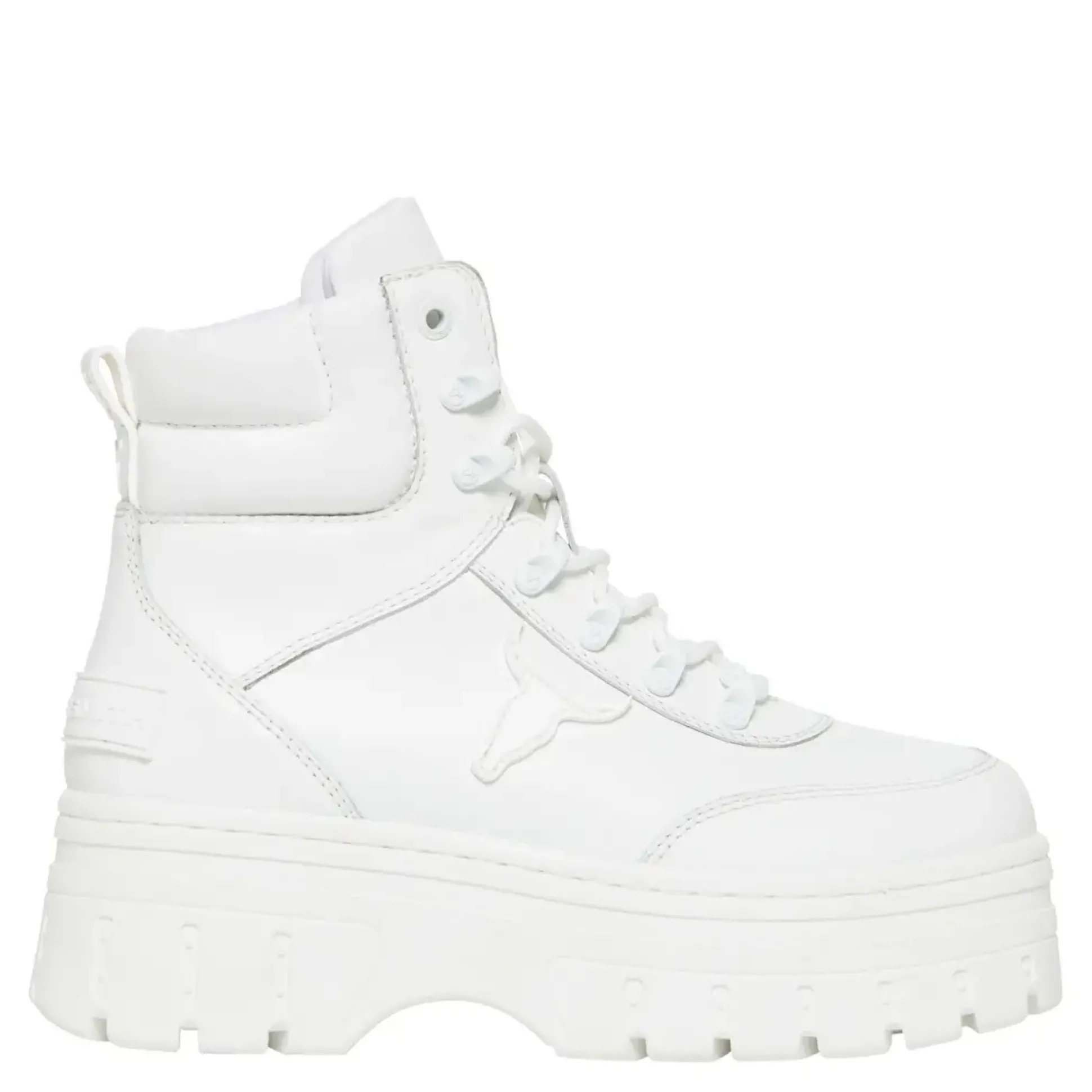 Laken White Leather