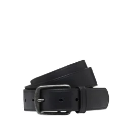 Louis Jean Belt Black Leather