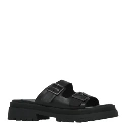 Lullaby Black Leather Sandal