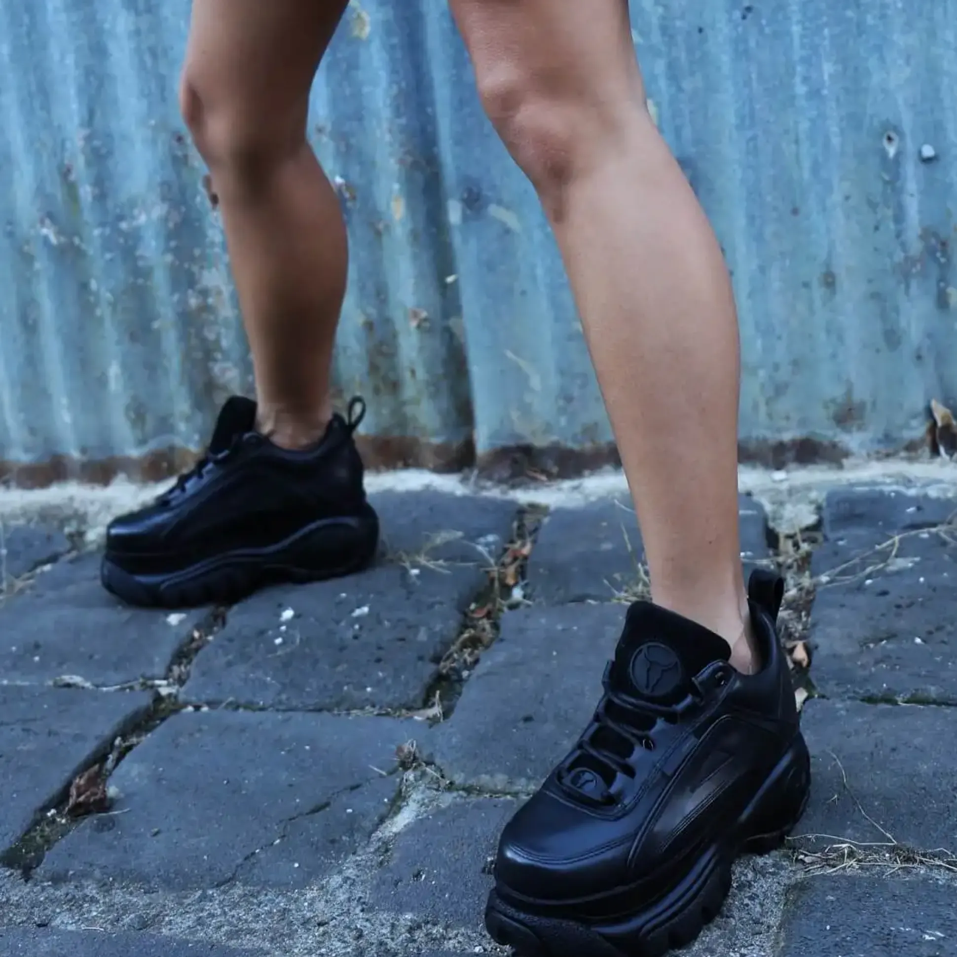 Lupe Black Leather
