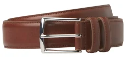 Men'S Dress Belt Whisky Leather