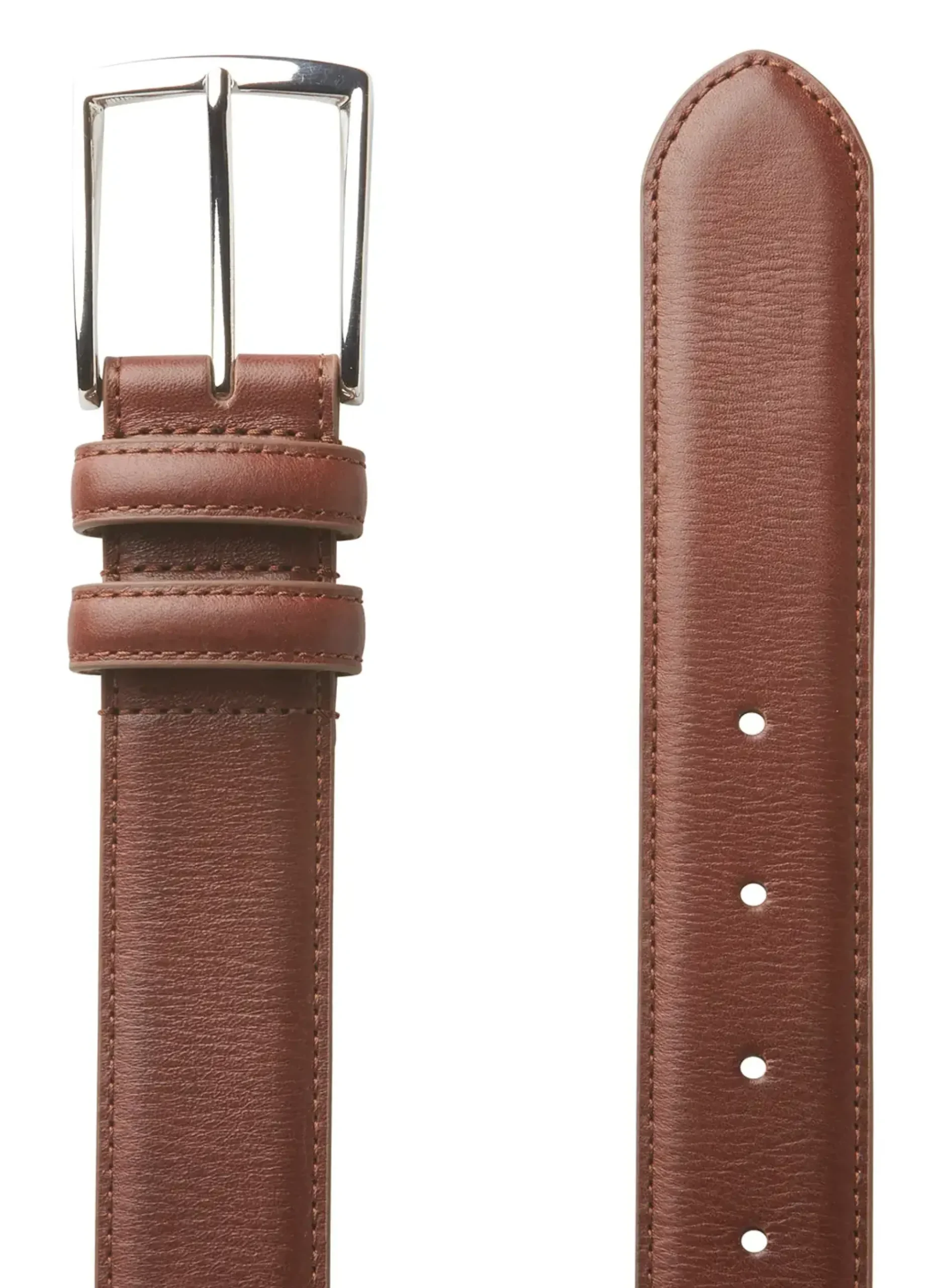 Men'S Dress Belt Whisky Leather