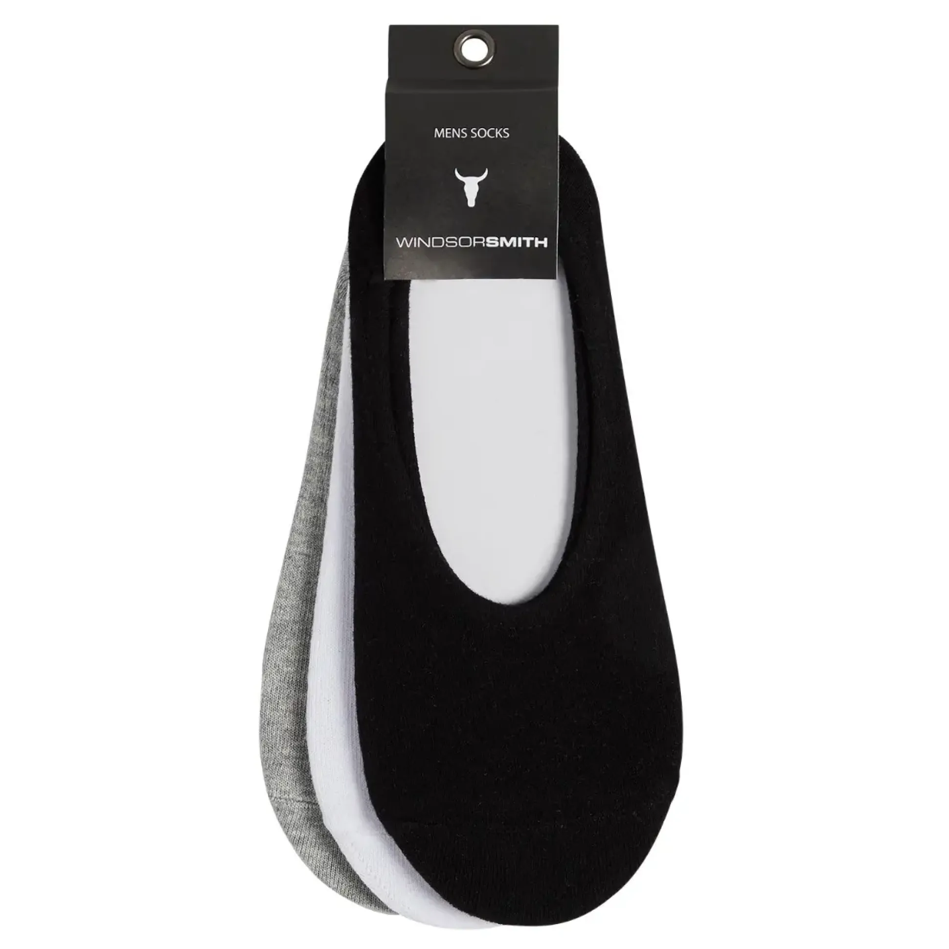 Men'S Invisible Sock 3Pk Multi Colour