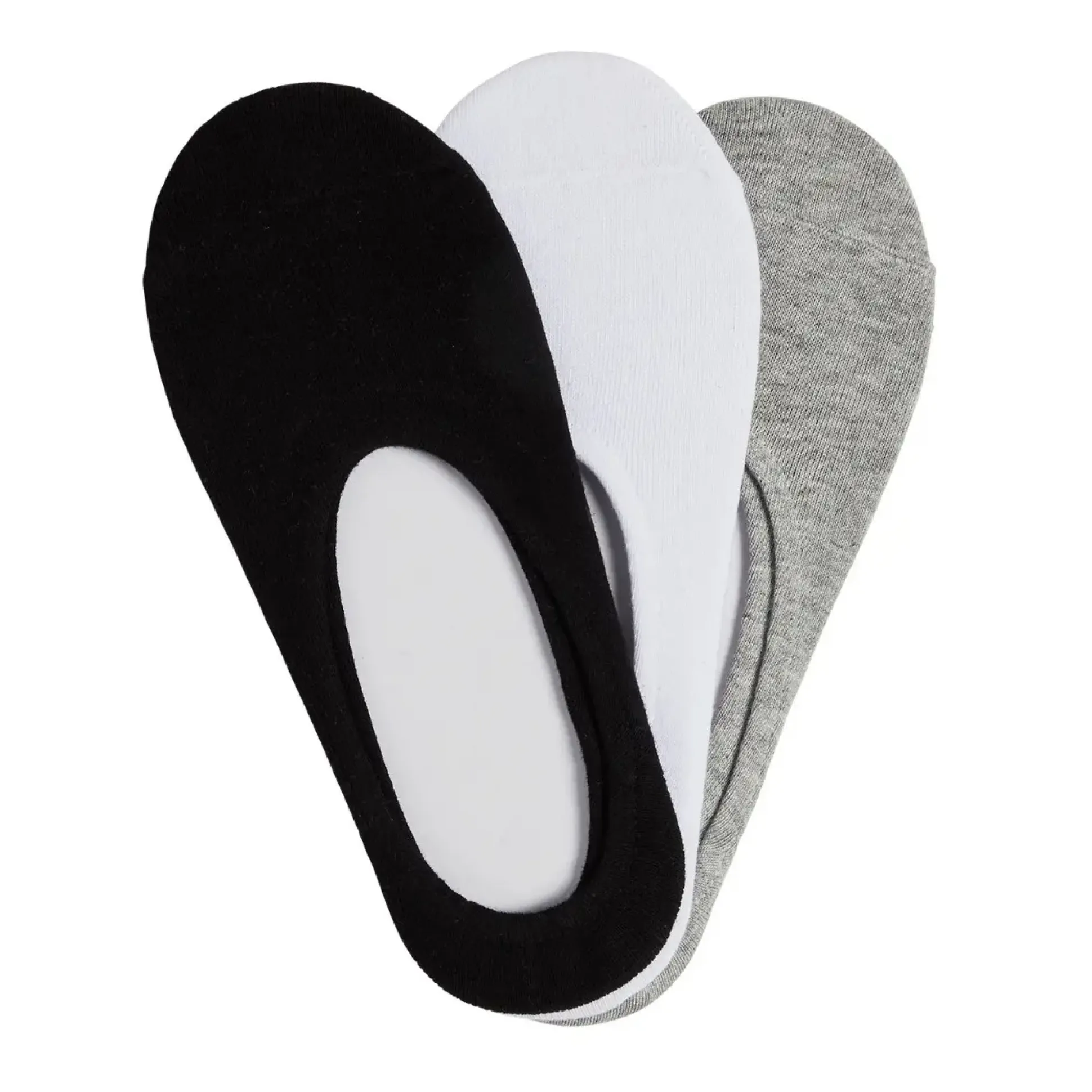 Men'S Invisible Sock 3Pk Multi Colour