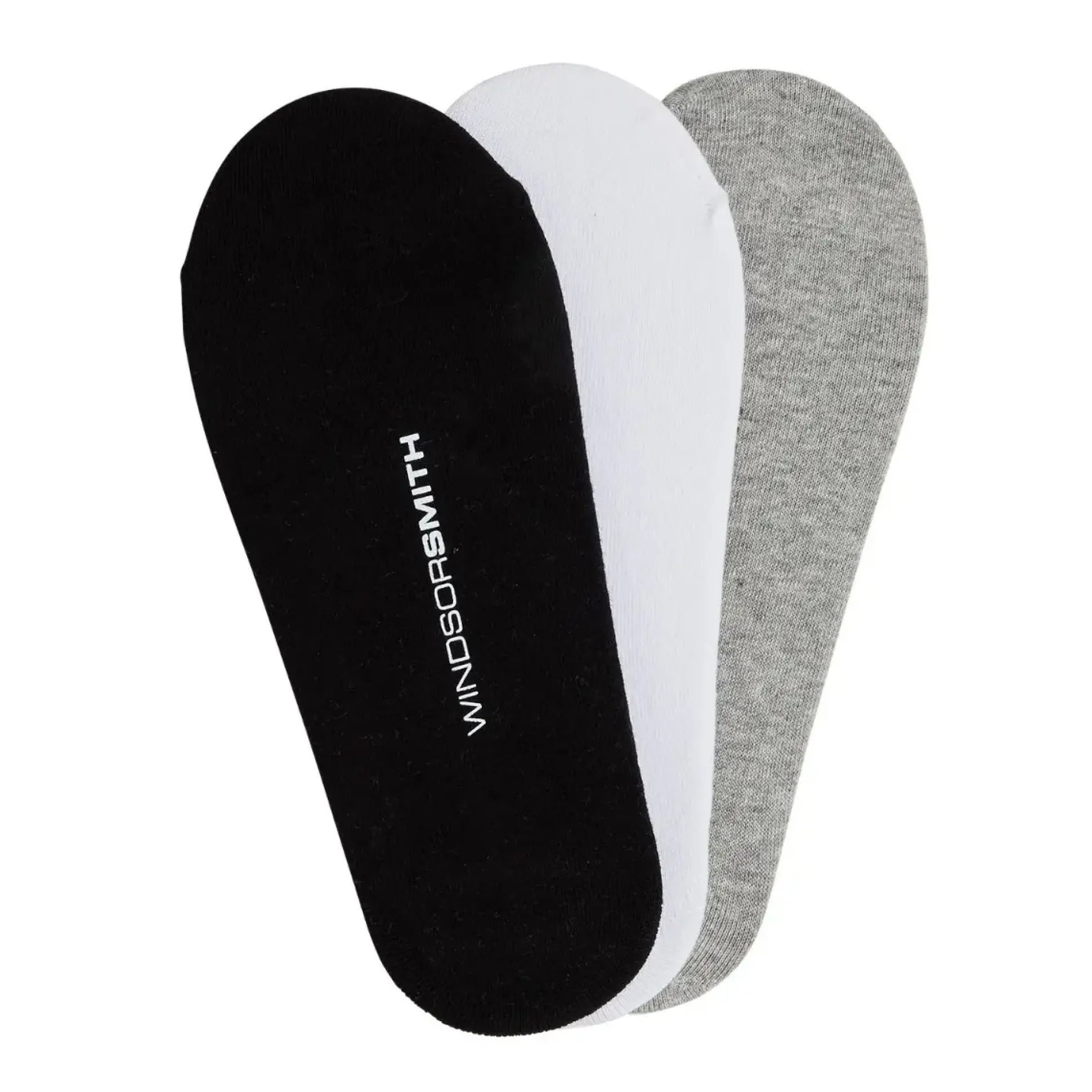 Men'S Invisible Sock 3Pk Multi Colour
