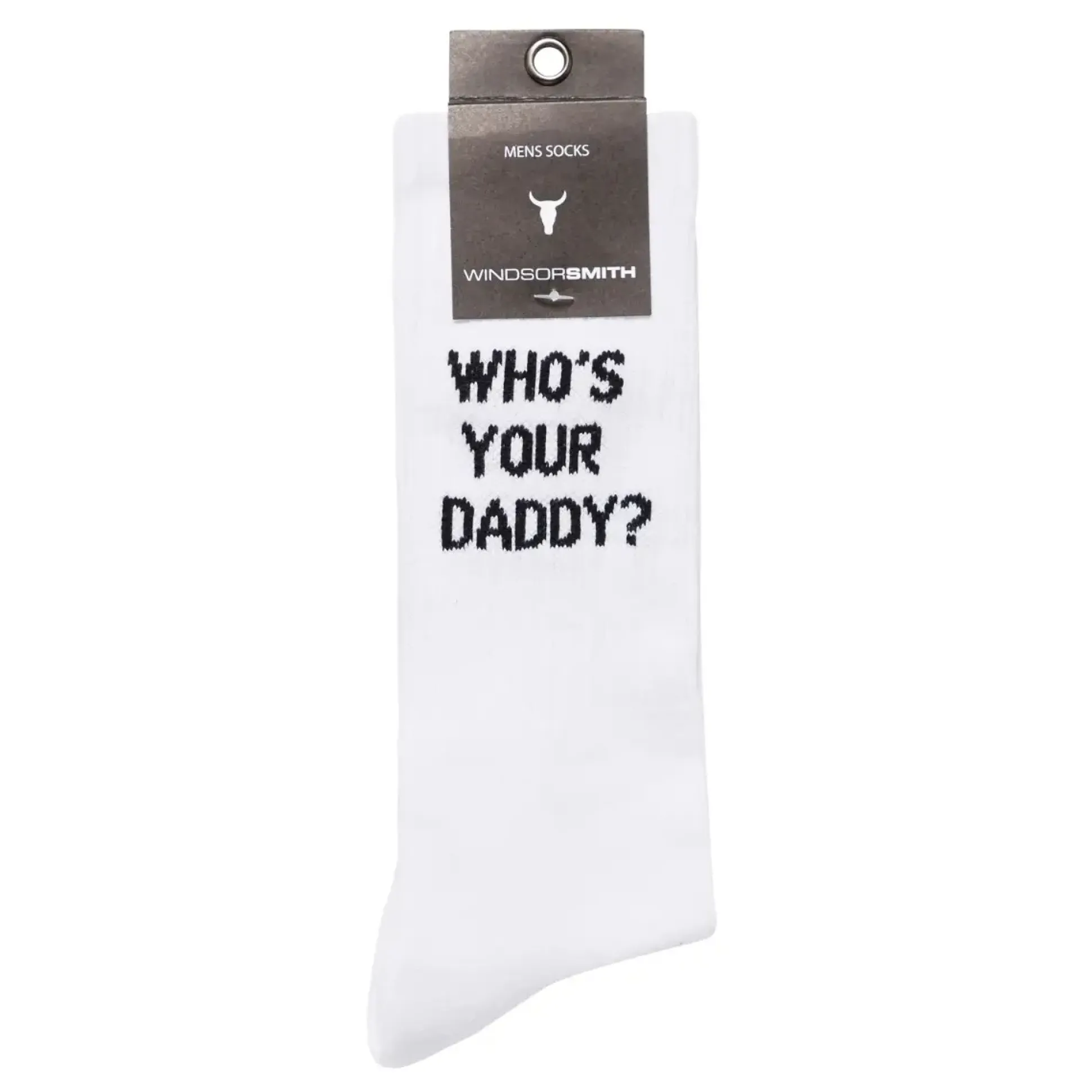 Novelty Sock Who'S Your Daddy