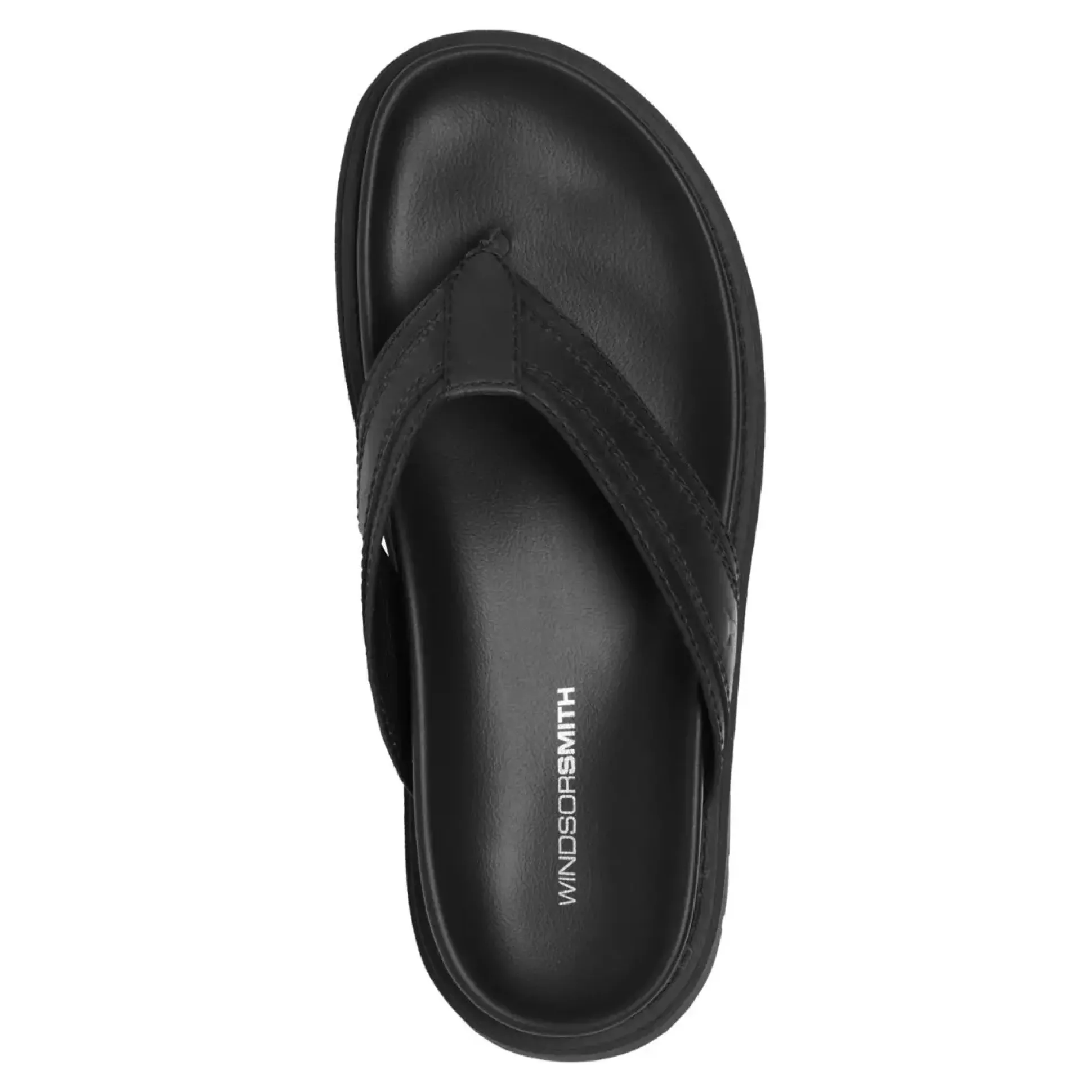 River Black Leather