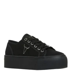Ruby Black Canvas / Black Sneaker