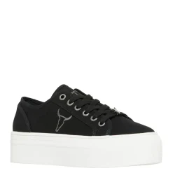 Ruby Black Canvas / White Sneaker