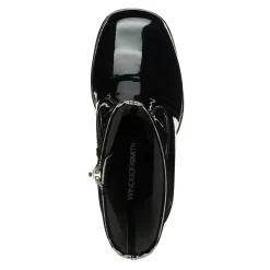 Saucy Black Patent Stretch Pu