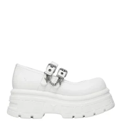 Scary White Leather