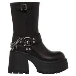 Strike Black Leather