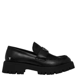 Throne Black Leather Shoe