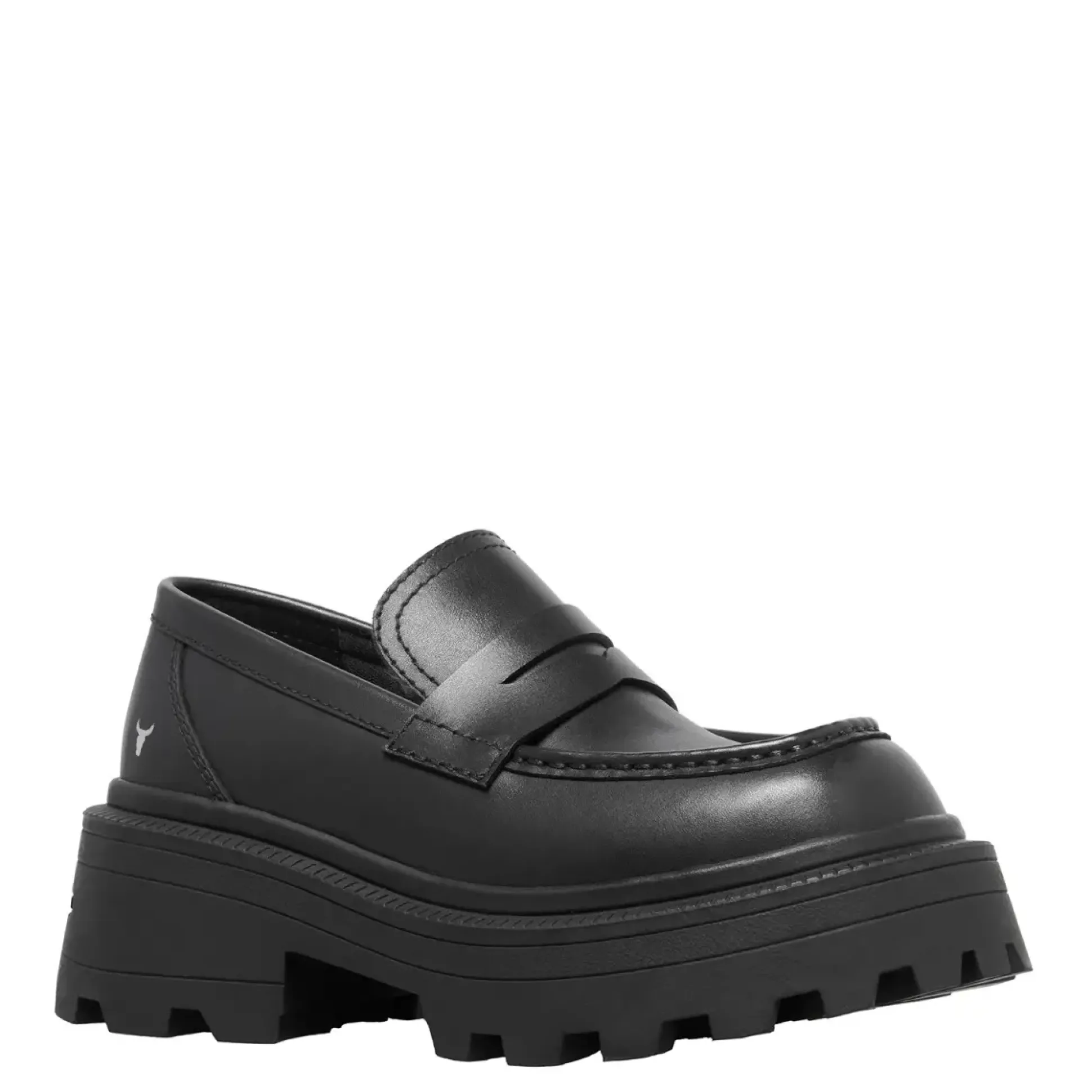 True Black Leather