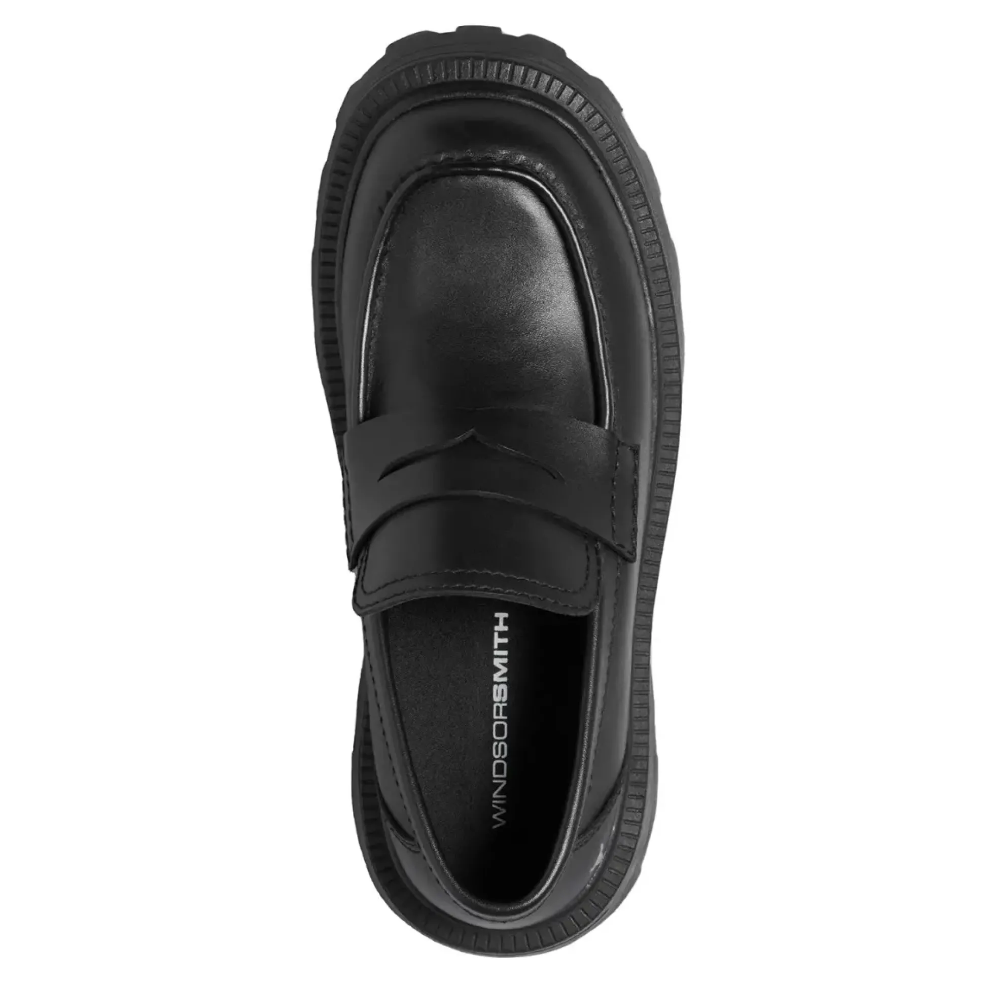 True Black Leather